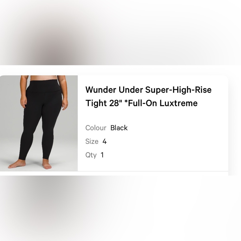 lululemon athletica Wunder Under High-Rise Leggings in Black